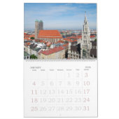 Mural Calendrier du mur de 12 mois Europe (Jan 2026)