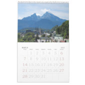 Mural Calendrier du mur de 12 mois Europe (Mar 2027)