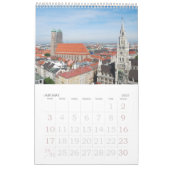 Mural Calendrier du mur de 12 mois Europe (Jan 2027)