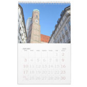 Mural Calendrier du mur de Munich de 12 mois (Jan 2027)