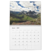 Mural Calendrier du parc national 2015 de glacier (Mar 2027)