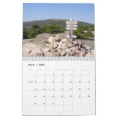 Mural Calendrier du parc national 2016 d'Acadia (Mar 2026)