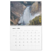 Mural Calendrier du parc national Yellowstone caché (Mar 2026)