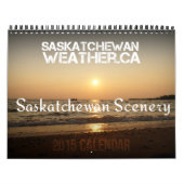 Mural Calendrier du paysage 2015 de Saskatchewan (Protection)