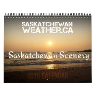 Mural Calendrier du paysage 2015 de Saskatchewan