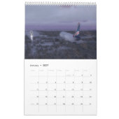 Mural Calendrier du R-U 2018 de mouche (Jan 2027)