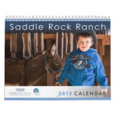 Mural Calendrier du ranch 2013 de roche de selle (Protection)