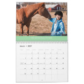 Mural Calendrier du ranch 2013 de roche de selle (Mar 2027)
