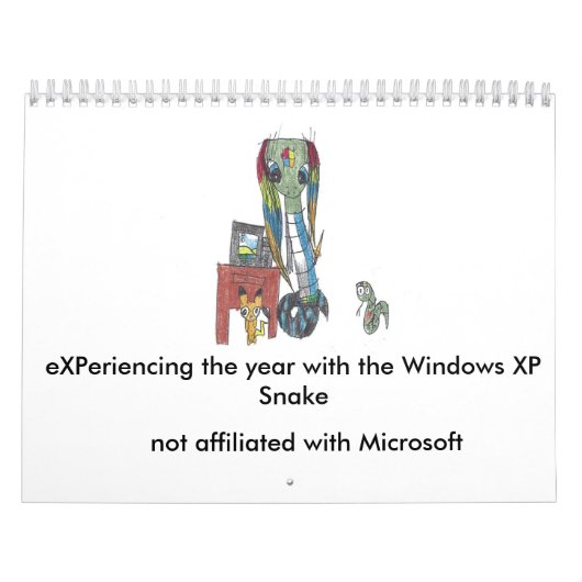 Mural Calendrier du serpent 2017 de Windows XP (Protection)