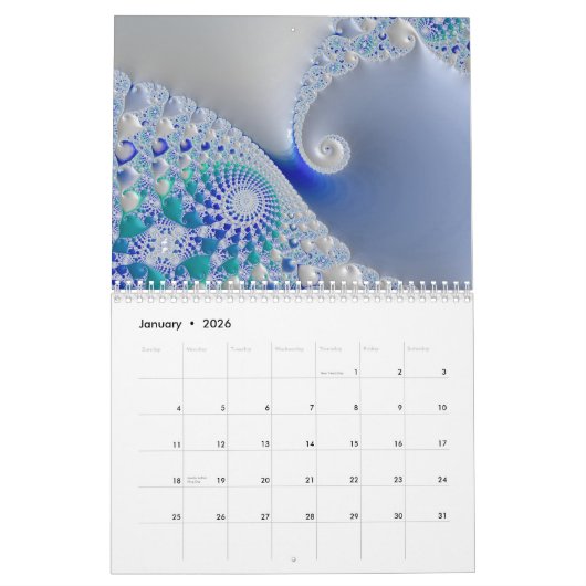 Mural Calendrier du souffle du dragon (Jan 2026)