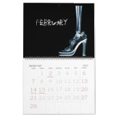 Mural Calendrier du squelette 2011 de vision de rayon X (Feb 2027)