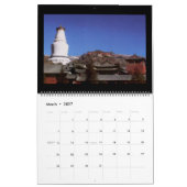 Mural Calendrier du temple bouddhiste du Wutaishan (Mar 2027)