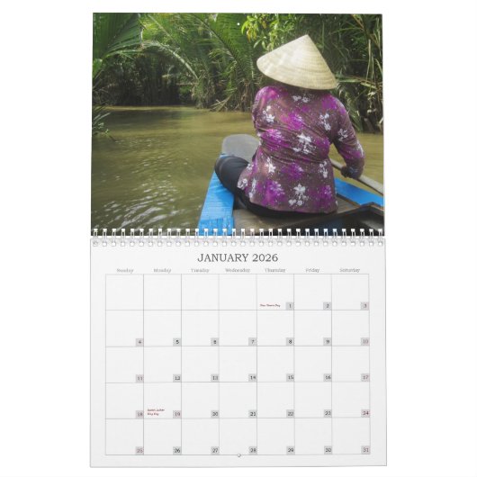 Mural Calendrier du Vietnam 2012 (Jan 2026)