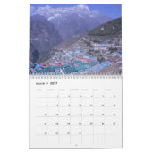 Mural Calendrier du voyage 2016 de camp de base du Népal (Mar 2027)