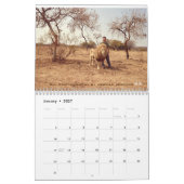 Mural Calendrier du Whisperer 2017 de lion (Jan 2027)