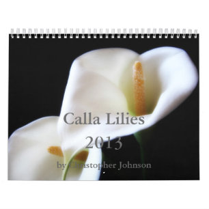 Mural Calendrier du zantedeschia 2013