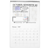 Mural Calendrier d'universitaire de l'aîné 2010 - (Feb 2027)