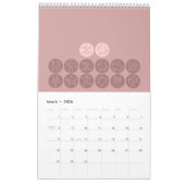 Mural Calendrier élégant d'horoscope (Mar 2026)