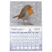 Mural Calendrier Enfants - 2023 - Oiseaux (Feb 2027)