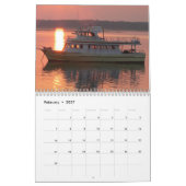Mural Calendrier ensoleillé 2017 (Feb 2027)