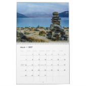 Mural Calendrier équilibré empilé de roches (Mar 2027)