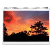 Mural Calendrier Estes Park Sunrise/Sunset 2015 (Protection)