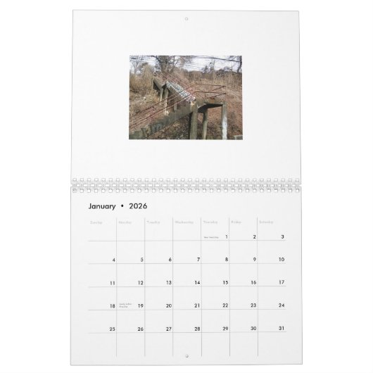 Mural Calendrier : Étapes de Pittsburgh (Jan 2026)