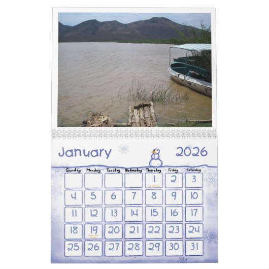 Mural Calendrier éthiopien (Jan 2026)