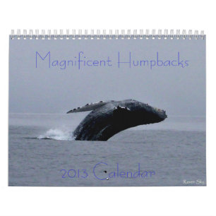 Mural Calendrier extraordinaire de baleine de bosse