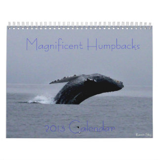 Mural Calendrier extraordinaire de baleine de bosse
