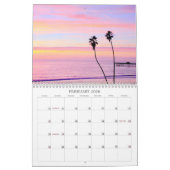 Mural Calendrier extraordinaire des couchers du soleil (Feb 2026)