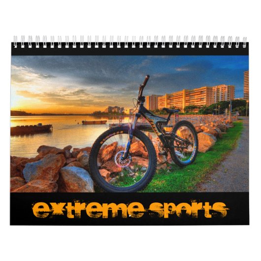 Mural Calendrier extrême de sports (Protection)