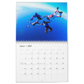 Mural Calendrier extrême de sports (Mar 2027)