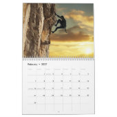 Mural Calendrier extrême de sports (Feb 2027)