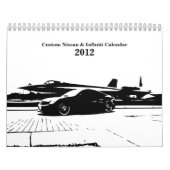 Mural Calendrier fait sur commande 2012 de voiture (Protection)