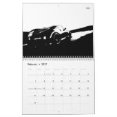 Mural Calendrier fait sur commande 2012 de voiture (Feb 2027)