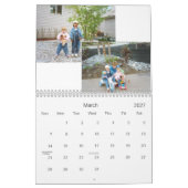 Mural calendrier familial (Mar 2027)
