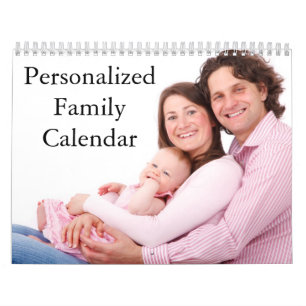 Mural Calendrier familial personnalisé 2024