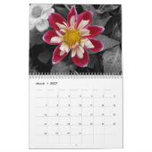 Mural Calendrier Fleur distinctive 2017 (Mar 2027)