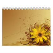 Mural Calendrier fleuri (Protection)