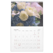 Mural Calendrier Fleurs 2011 (Jan 2027)