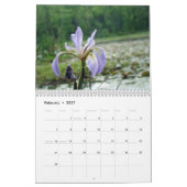 Mural Calendrier - Fleurs sauvages à la parade (Feb 2027)