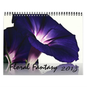Mural Calendrier floral 2013 de photographie