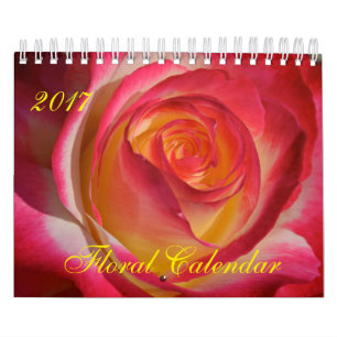 Mural Calendrier floral 2017