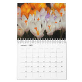 Mural Calendrier floral 2018 (Jan 2027)