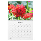 Mural Calendrier floral de jardin anglais (Mar 2027)