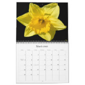 Mural Calendrier floral de Naissance-Mois (Mar 2026)