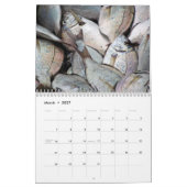 Mural Calendrier frais de fruits de mer (Mar 2027)