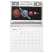 Mural Calendrier français d'astronomie (Feb 2027)
