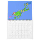 Mural Calendrier Froggy 2017 (Jan 2027)